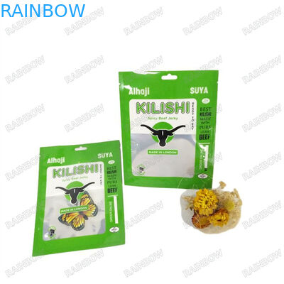 Impresión digital Bolsas de papel Kraft biodegradables 100% Fabricantes personalizados Embalaje de alimentos con cremallera Bolsa de plástico C