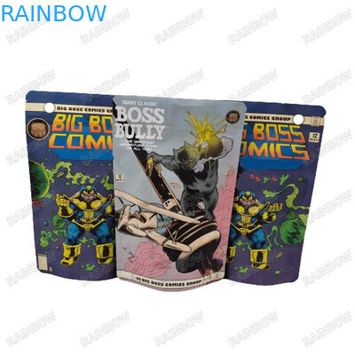 El sello térmico vuelve a cerrarse de forma personalizada Bolsa de papel de pie Bocadillos de bocadillos Embalaje de alimentos Bolsa de cremallera