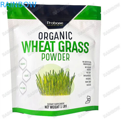 100% de calidad alimentaria Logotipo personalizado Impreso Bolsa de embalaje de plástico Matt Galletas Bolsa de embalaje de pasteles