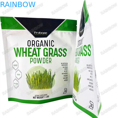 100% de calidad alimentaria Logotipo personalizado Impreso Bolsa de embalaje de plástico Matt Galletas Bolsa de embalaje de pasteles