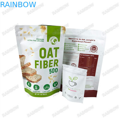 Bolsas biodegradables Bolsas de polvo de proteína de cartón Kraft personalizado Bolsas de polvo de polvo de polvo de polvo de polvo de polvo