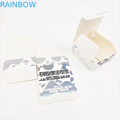 Superficie brillante acabado caja plegable paquete de espesor de 350 g y más