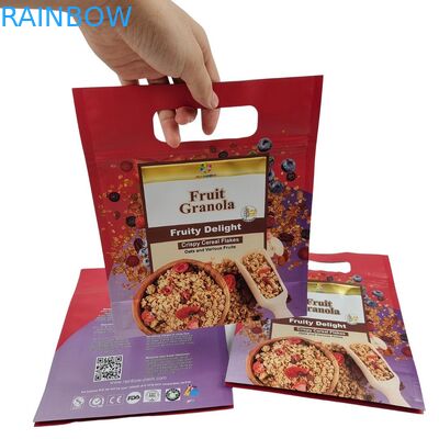 Envases para la conservación de alimentos en el fondo con bolsas de 9 colores