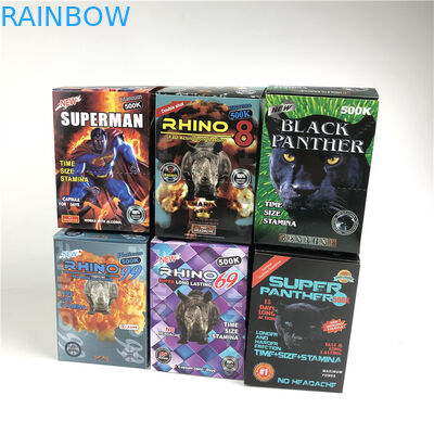 Para las píldoras de rinoceronte rinoceronte 7 3d mejoramiento sexual 5000 masculino mejoramiento sexual píldora 3d ampolla tarjeta 3d 5d lenticular