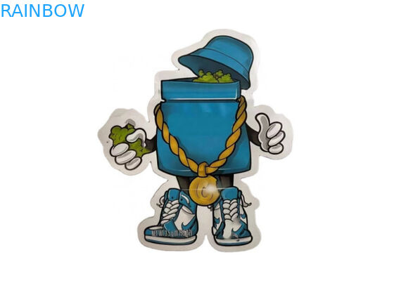 Embalaje de incienso herbal a prueba de olor cerradura de cerradura de cerradura Mylar aceite de CBD hierba cáñamo bolsas gravura impresión