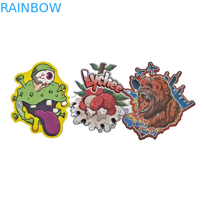 Bolsas con cremallera a prueba de niños Holográficos para bocadillos y productos básicos Bolsas de plástico