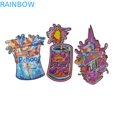 Logotipo personalizado Impreso Toque suave mate Regular Envasado de forma especial 3.5g Bolsa de aluminio a prueba de niños