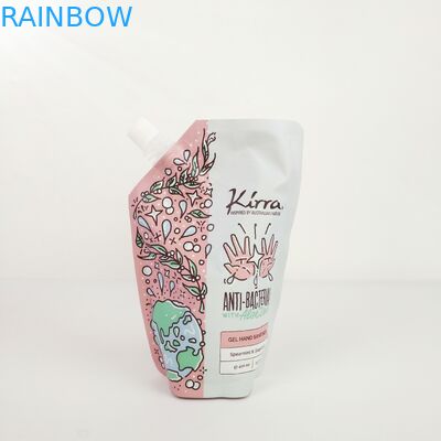 Embalaje de alimentos industriales con bolsas de papel plateado para bolsas de limpieza del cuerpo de pie