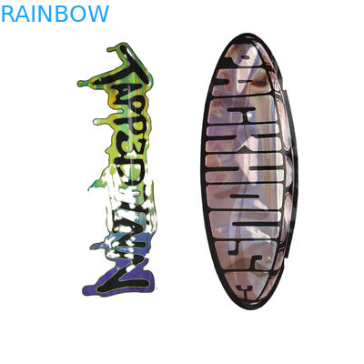 Bolsas Mylar con forma irregular con cerradura a prueba de olor bolsas de plástico de corte a presión