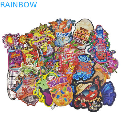 Bolsas de embalaje de forma irregular Bolsas de corte a presión de papel holográfico Bolsas de corte a presión de plástico Mylar de forma especial de 3,5 g Bolsas de corte a presión