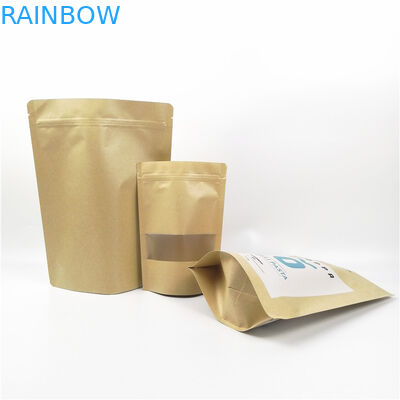 Stand Sí Bolsas de papel personalizadas Muestra gratuita Aceptar Impresión de logotipo personalizado Disponible