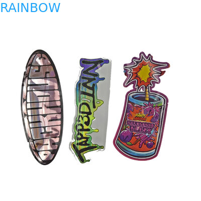 Logotipo personalizado Impreso Bolsas con cremallera de corte a presión Bolsas pequeñas con bolsillo de pie 3.5g Embalaje de grado alimentario A prueba de olor con cremallera Mylar Ba