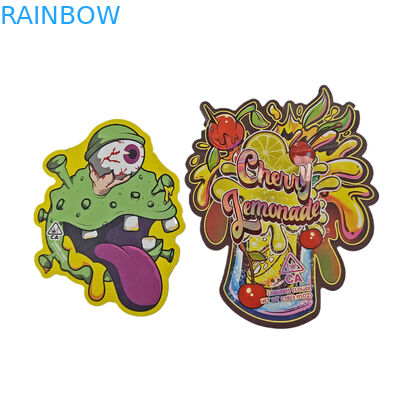 Impresión personalizada 3.5g 7g 14g 28g Bolsas de caramelo de forma especial a prueba de olor para alimentos