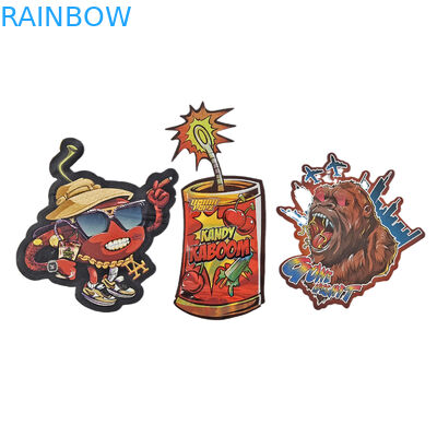 Bolsa de papel de cerradura 3.5g 7g 14g Forma especial Embalaje personalizado Alimentos A prueba de olor Bolsa Mylar de corte a presión