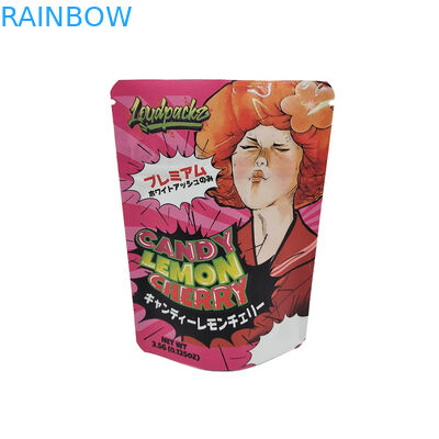 Embalaje de incienso de hierbas de color personalizado con bolsas a prueba de niños