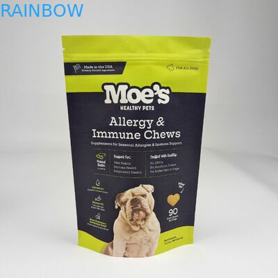 Bolsa de embalaje de alimentos impresa a medida a prueba de olores con cremallera y ventana