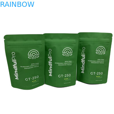 CYMK Color Incienso de hierbas Embalaje de aluminio de papel de aluminio de pie de plástico Mylar Bolsa de cremallera