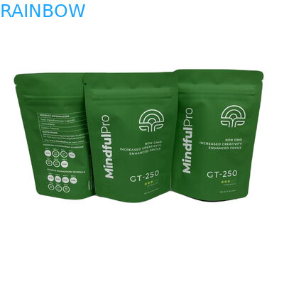 CYMK Color Incienso de hierbas Embalaje de aluminio de papel de aluminio de pie de plástico Mylar Bolsa de cremallera
