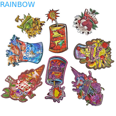 Custom Die Cut Logotipo impreso de plástico a prueba de olor 3.5 Embalaje de alimentos comestibles con cierre de cerradura Comestibles Snack bolsas Mylar