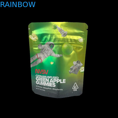 3.5 Bolsas de plástico de gramos Embalaje Etiqueta personalizada Impreso