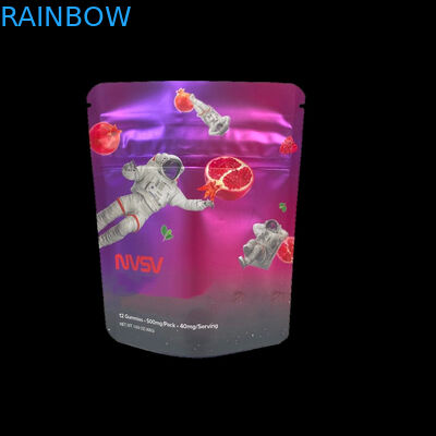 3.5 Bolsas de plástico de gramos Embalaje Etiqueta personalizada Impreso