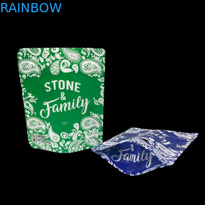 3.5 Bolsas de plástico de gramos Embalaje Etiqueta personalizada Impreso