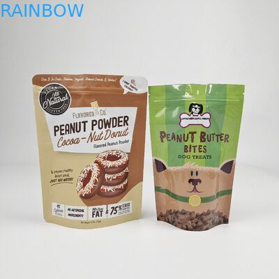 Oem Proof Olor Reclasificable Doypack Impresión mate Embalaje de alimentos Bolsa de cremallera de plástico Bolsa de cremallera impresa a medida Bolsa de pie de Mylar