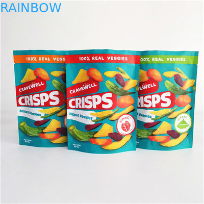 Impresión digital personalizada con cierre de llave comestibles bolsas de embalaje para frutos secos alimentos