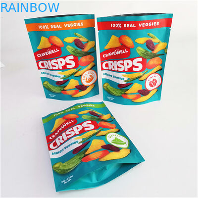 Impresión digital personalizada con cierre de llave comestibles bolsas de embalaje para frutos secos alimentos