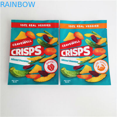 Impresión digital personalizada con cierre de llave comestibles bolsas de embalaje para frutos secos alimentos