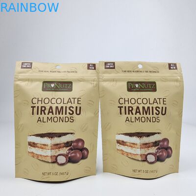 Impresión digital de superficie de Matt personalizada Cerradura con cremallera de plástico Bolsa de embalaje de plástico de sello de alimentos reabreble