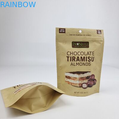 Impresión digital de superficie de Matt personalizada Cerradura con cremallera de plástico Bolsa de embalaje de plástico de sello de alimentos reabreble