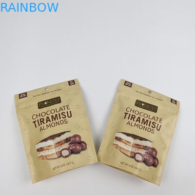 Impresión digital de superficie de Matt personalizada Cerradura con cremallera de plástico Bolsa de embalaje de plástico de sello de alimentos reabreble