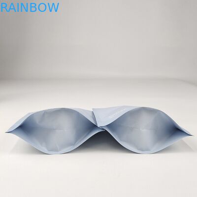 Amigable al medio ambiente Bolso de pie de calidad alimentaria cerradura con cremallera sello térmico impreso biodegradable bolso de papel Kraft de alimentos personalizados