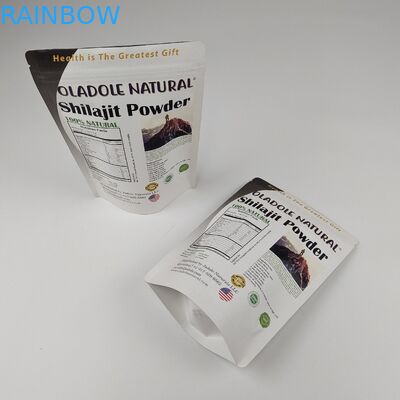 Personalizado con cremallera Fashion Pack Aseguramiento de calidad Re-cerrable Humectancia a prueba de aluminio laminado de papel Mylar bolsas