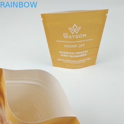 MOPP Bolsa de papel Kraft compostable Bolsa de papel Kraft personalizada con cremallera resistente a la humedad para alimentos