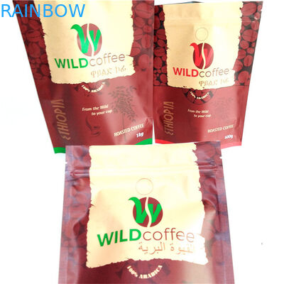 Fabricantes de impresión digital personalizada al por mayor Bolsas de embalaje a prueba de humedad a prueba de olor para granos de café 250G 500G