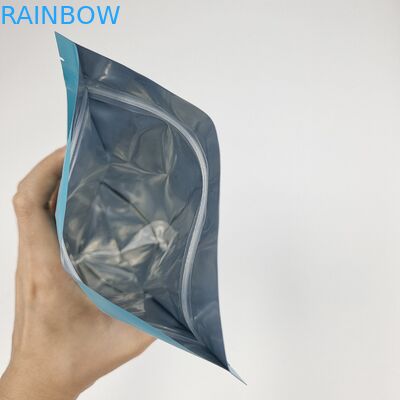 Reutilizable de aluminio metálico papel de baño sal de pie Bolsas de cremallera de cuerpo exfoliantes Bolsa de embalaje para bomba de baño
