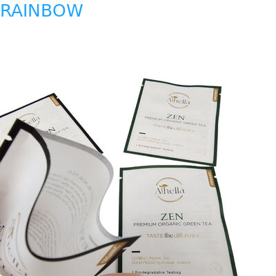 Bolsas de Mylar biodegradables impresas a medida para el té y el café en polvo compostables