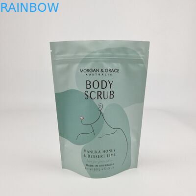Personalizar Impreso Bolso de pie 50g 100g 250g 1kg Sal de baño Cuerpo de exfoliante Sal de baño Embalaje Bolsas de cierre.