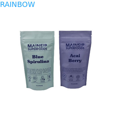 Bolsas digitales impresas de Mylar a prueba de olor Embalaje de polvo de café de pie Bolsa con cerradura de cerradura con papel de aluminio