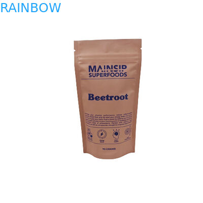 Bolsas digitales impresas de Mylar a prueba de olor Embalaje de polvo de café de pie Bolsa con cerradura de cerradura con papel de aluminio