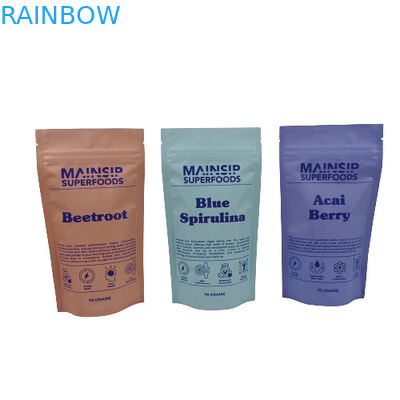 Bolsas de embalaje de galletas a prueba de olor personalizadas con cerradura por cremallera Bolsas de plástico con cerradura por cremallera con papel de aluminio