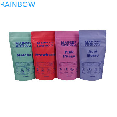 Bolsas digitales de embalaje de cacao en polvo caliente, bolsas de plástico de cacao en polvo con cierre con cremallera.