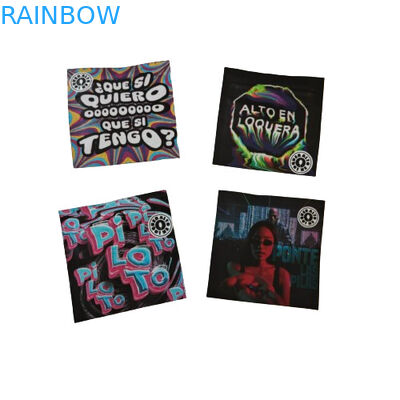 Bolsas de muestras resegables a prueba de olor con ventana transparente Embalaje en polvo Bolsa de plástico