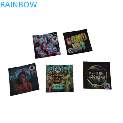 Bolsas de muestras resegables a prueba de olor con ventana transparente Embalaje en polvo Bolsa de plástico