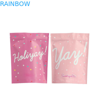 Envase de plástico reabrible a medida Bolsas de plástico para bocadillos Embalaje de frutas secas Bolsas de plástico