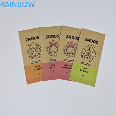 Bolsas Kraft biodegradables ecológicas con almidón de maíz PLA Bolsas Kraft compostables