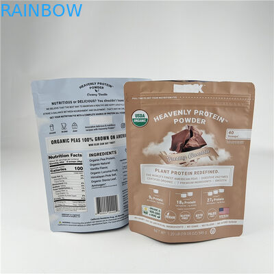 Impresión digital personalizada Bolsas de cremallera de pie A prueba de olor A prueba de humedad