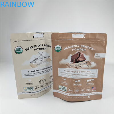 Impresión digital personalizada Bolsas de cremallera de pie A prueba de olor A prueba de humedad